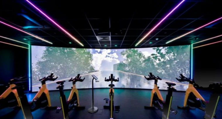 immersive led wall in gyms immersive led wall in gyms